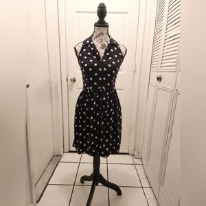 Polka Dot Buttoned down Dress